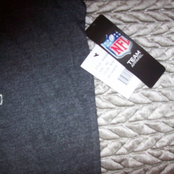 New Orleans Saints Men's 3X T-Shirt w Faded Screened Logo & Lettering DARK GRAY - Picture 4 of 6